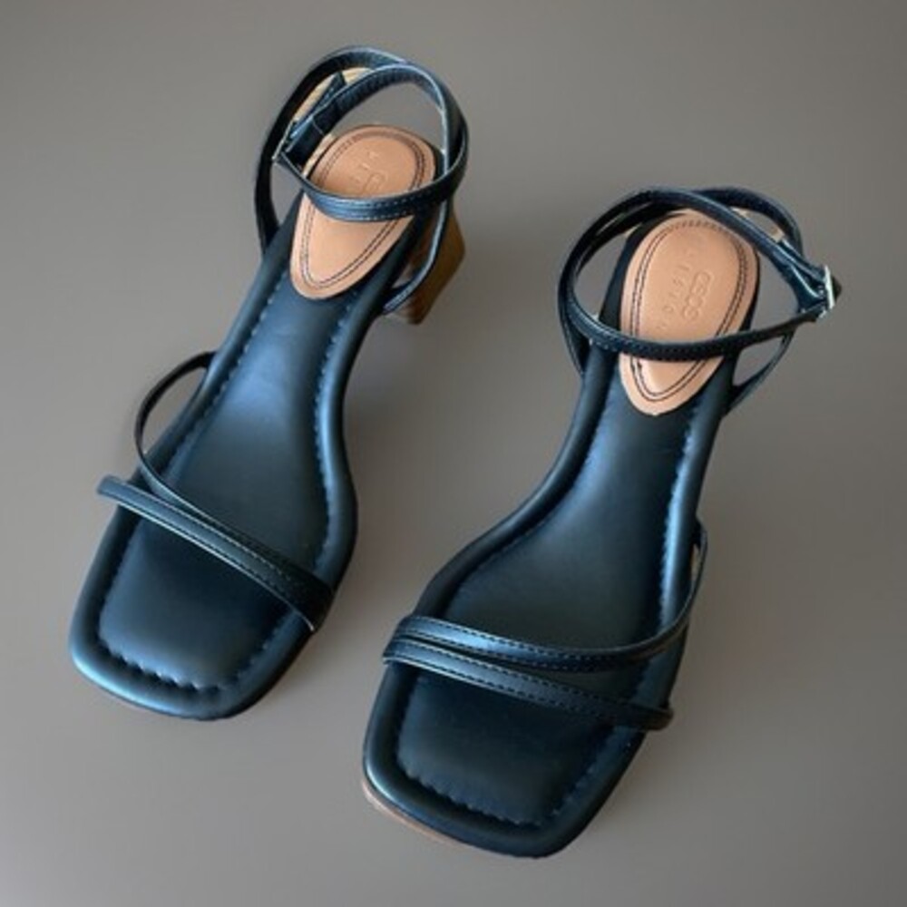 ASOS Hastings Mid Block Heeled Sandals Size 7